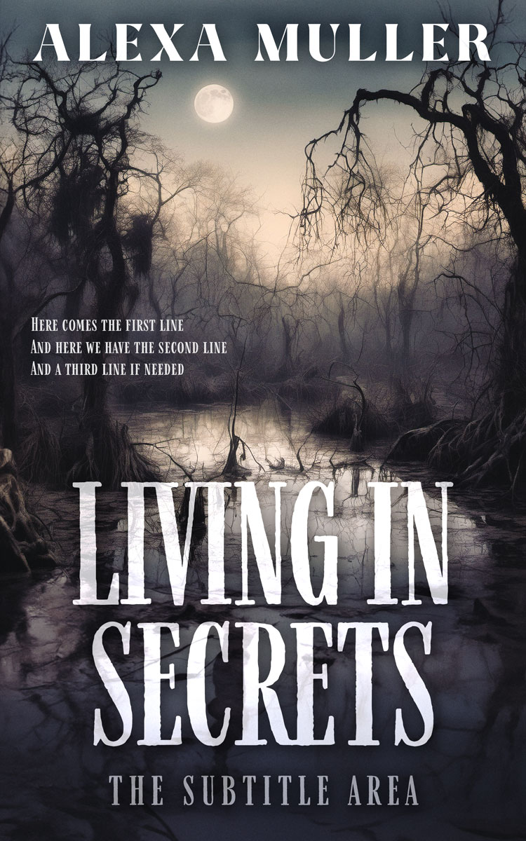 2D view of Premade Mystery & Thriller & Suspense Book Cover - Tuna