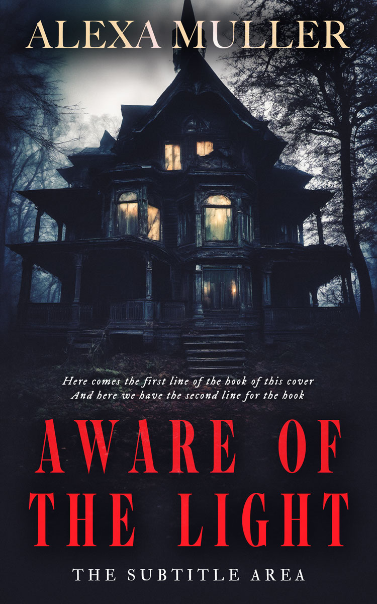 2D view of Premade Mystery & Thriller & Suspense Book Cover - Charade