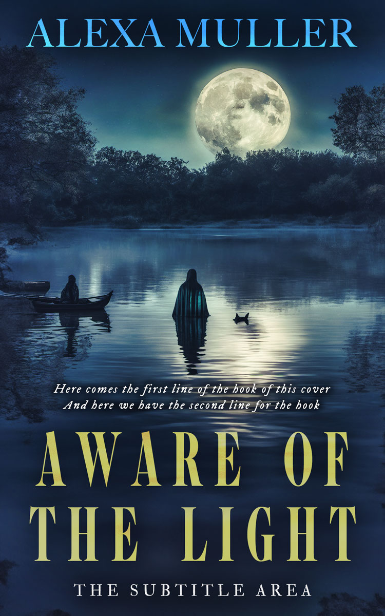 2D view of Premade Horror Book Cover - Cloud Burst