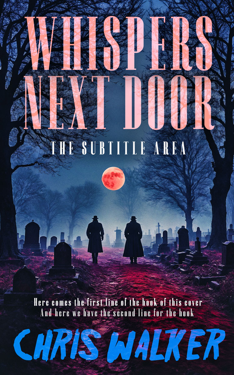 2D view of Premade Mystery & Thriller & Suspense Book Cover - Mirage