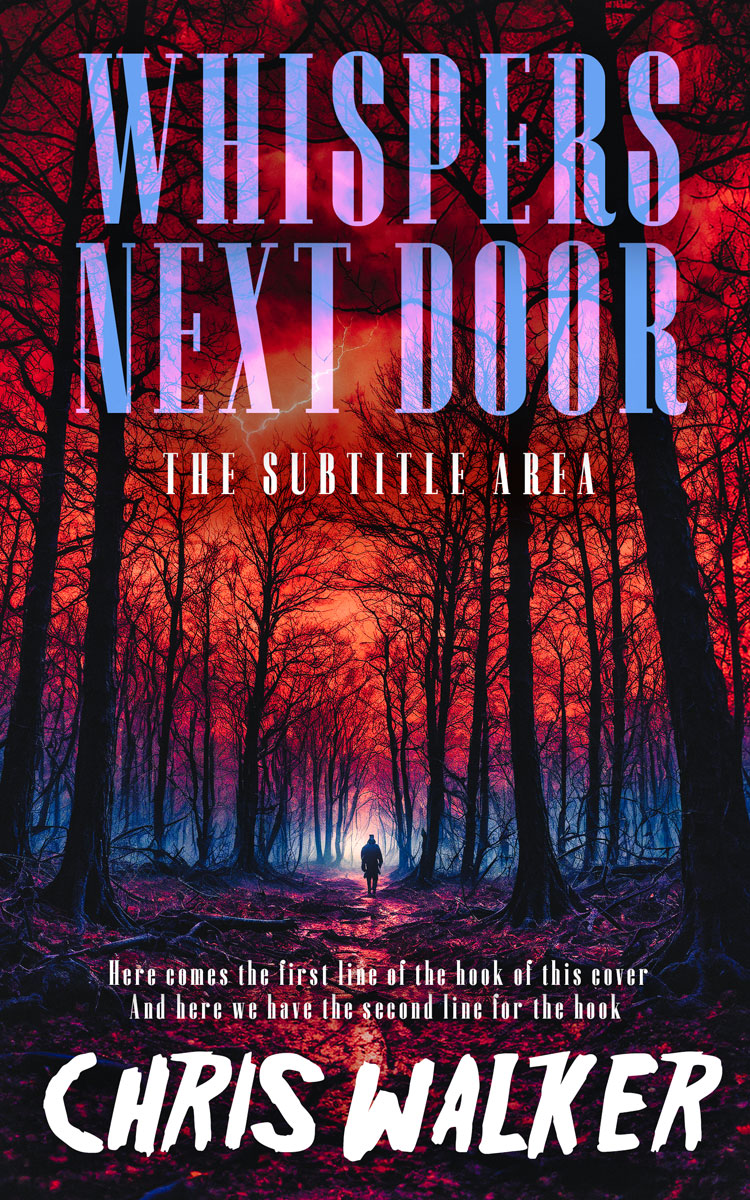 2D view of Premade Mystery & Thriller & Suspense Book Cover - Chestnut Rose