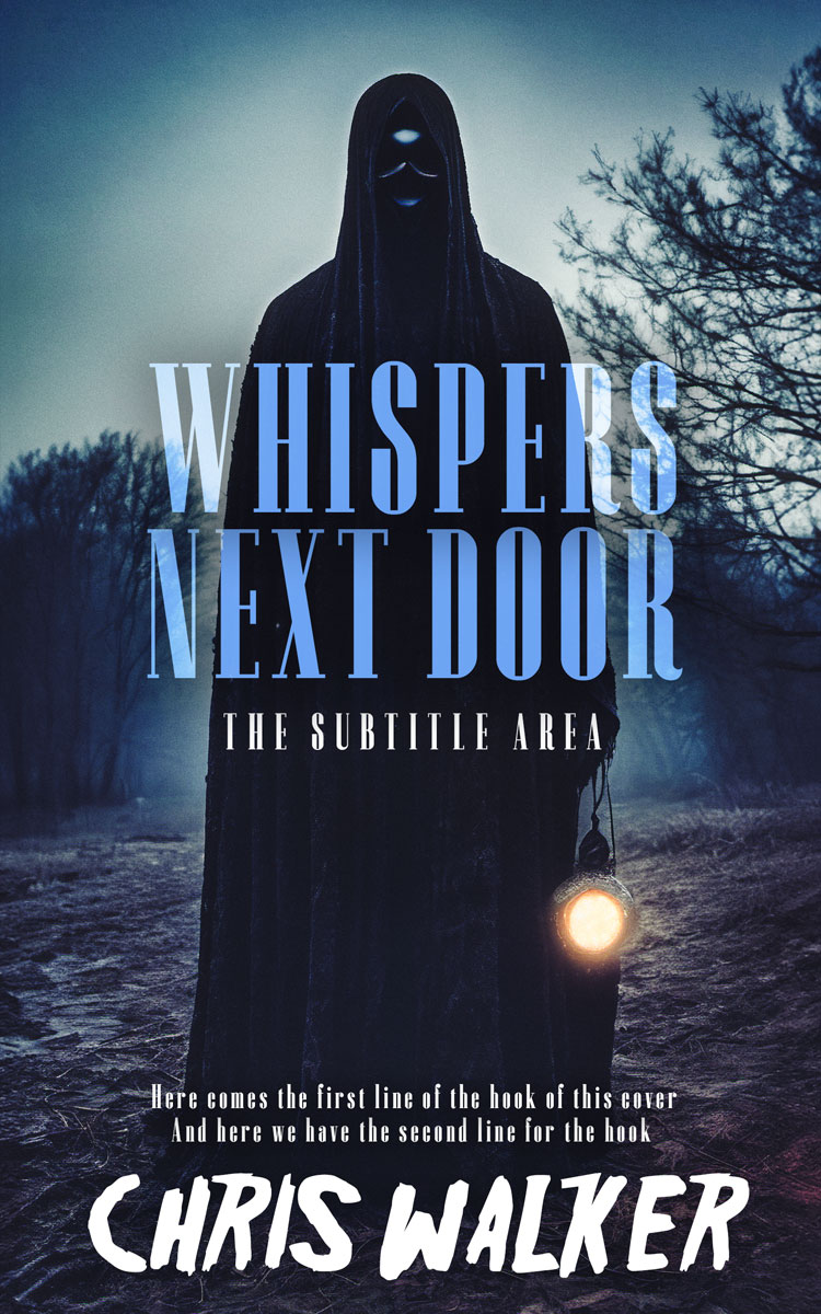 2D view of Premade Mystery & Thriller & Suspense Book Cover - Ebony Clay