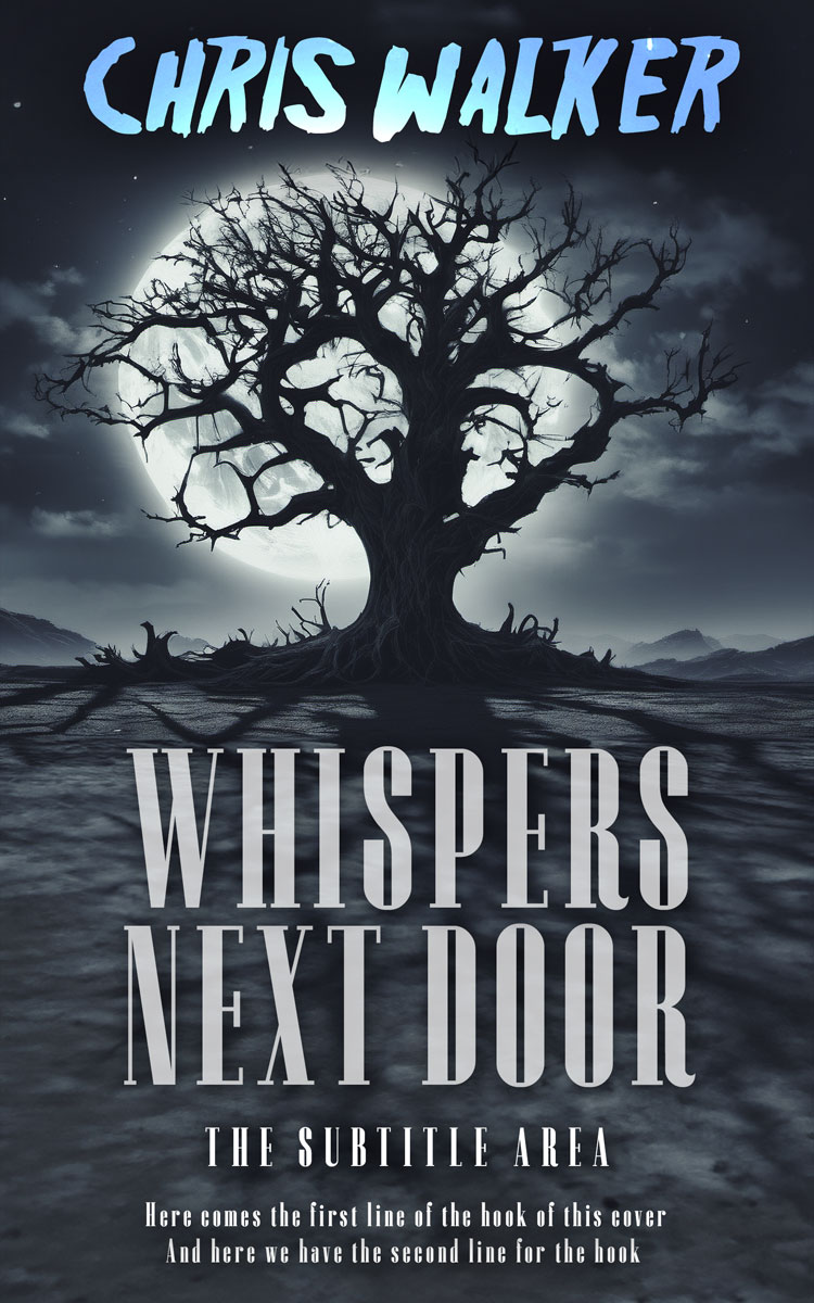 2D view of Premade Mystery & Thriller & Suspense Book Cover - Charade