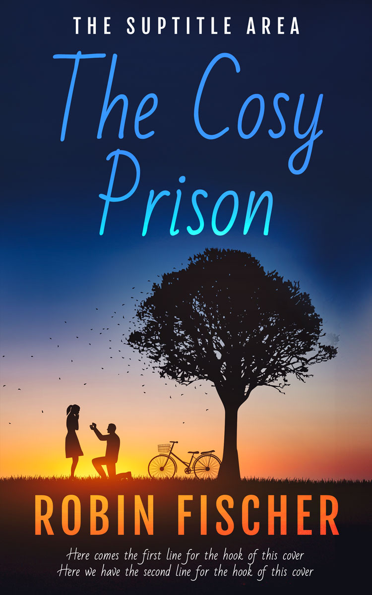 2D view of Premade Romance Book Cover - Whiskey