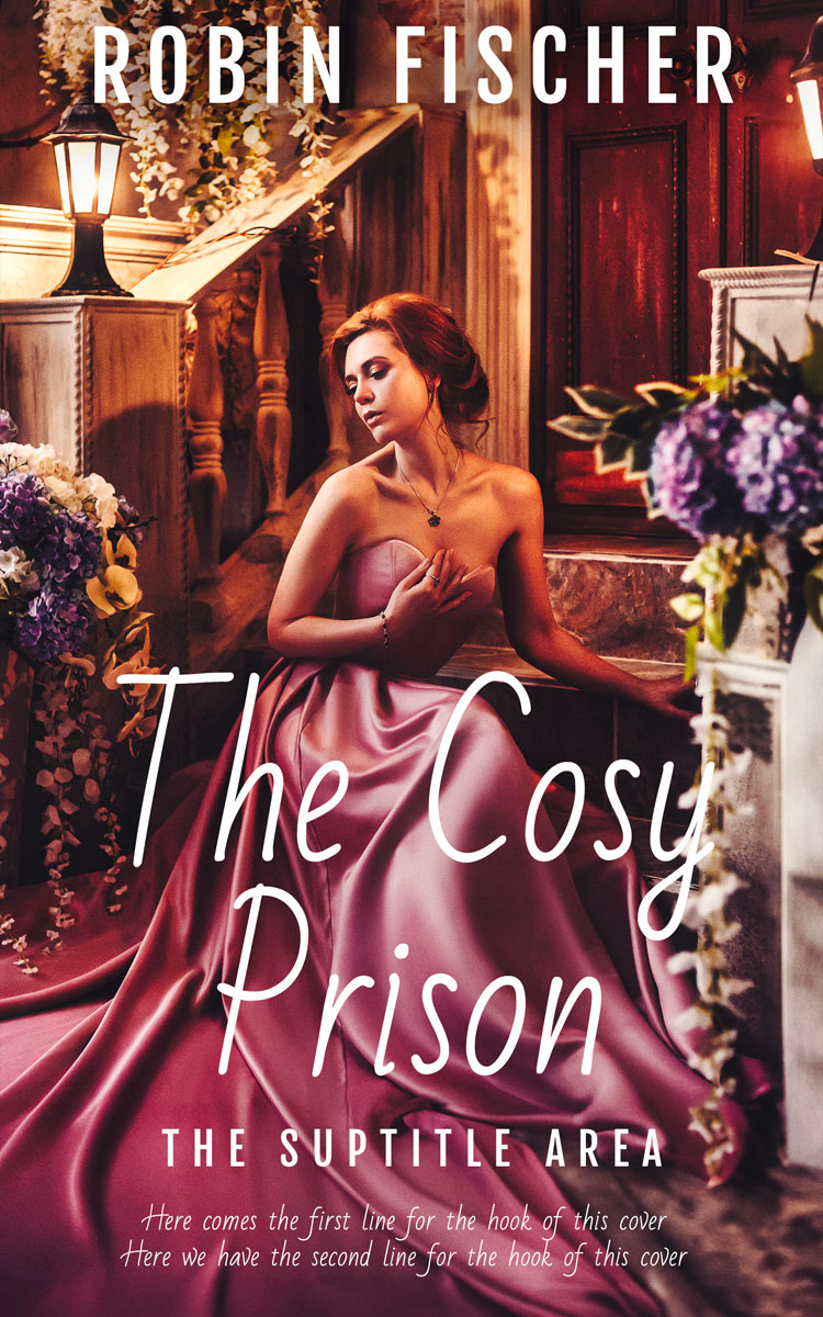 2D view of Premade Romance Book Cover - Crater Brown