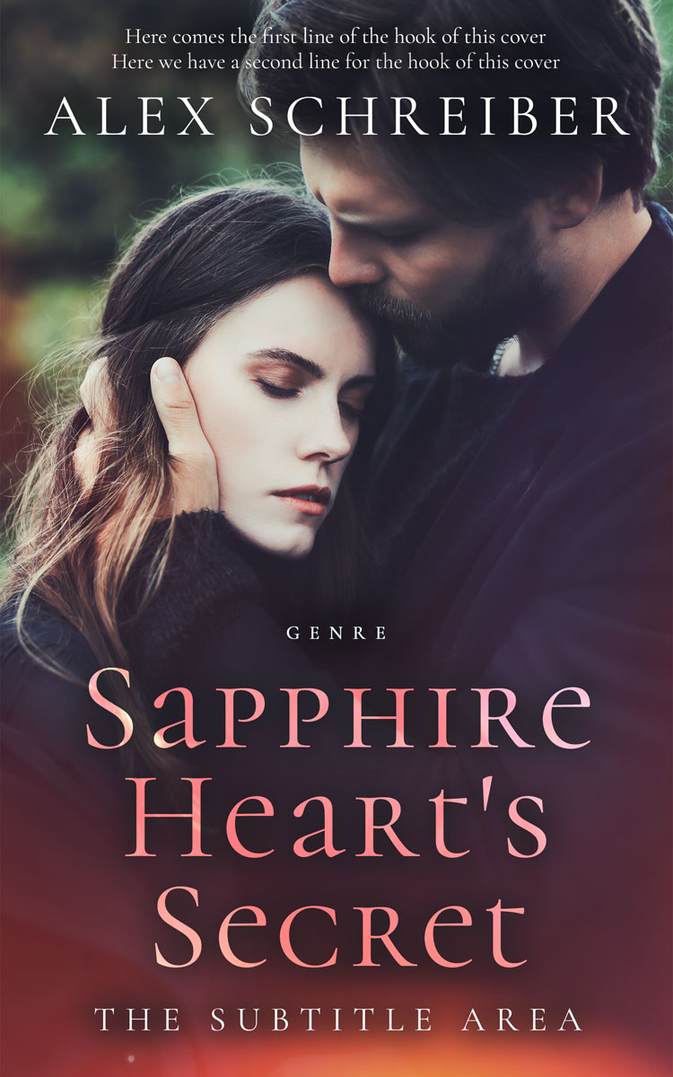 2D view of Premade Romance Book Cover - Thunder