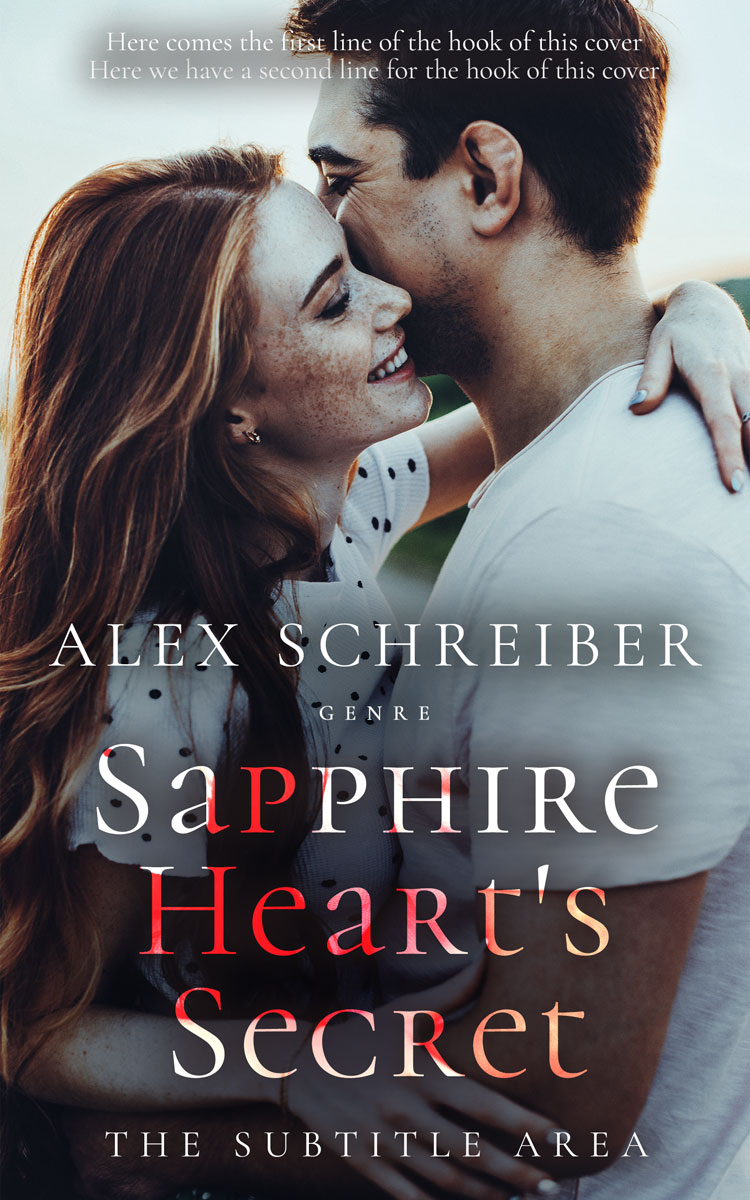 2D view of Premade Romance Book Cover - Thunder