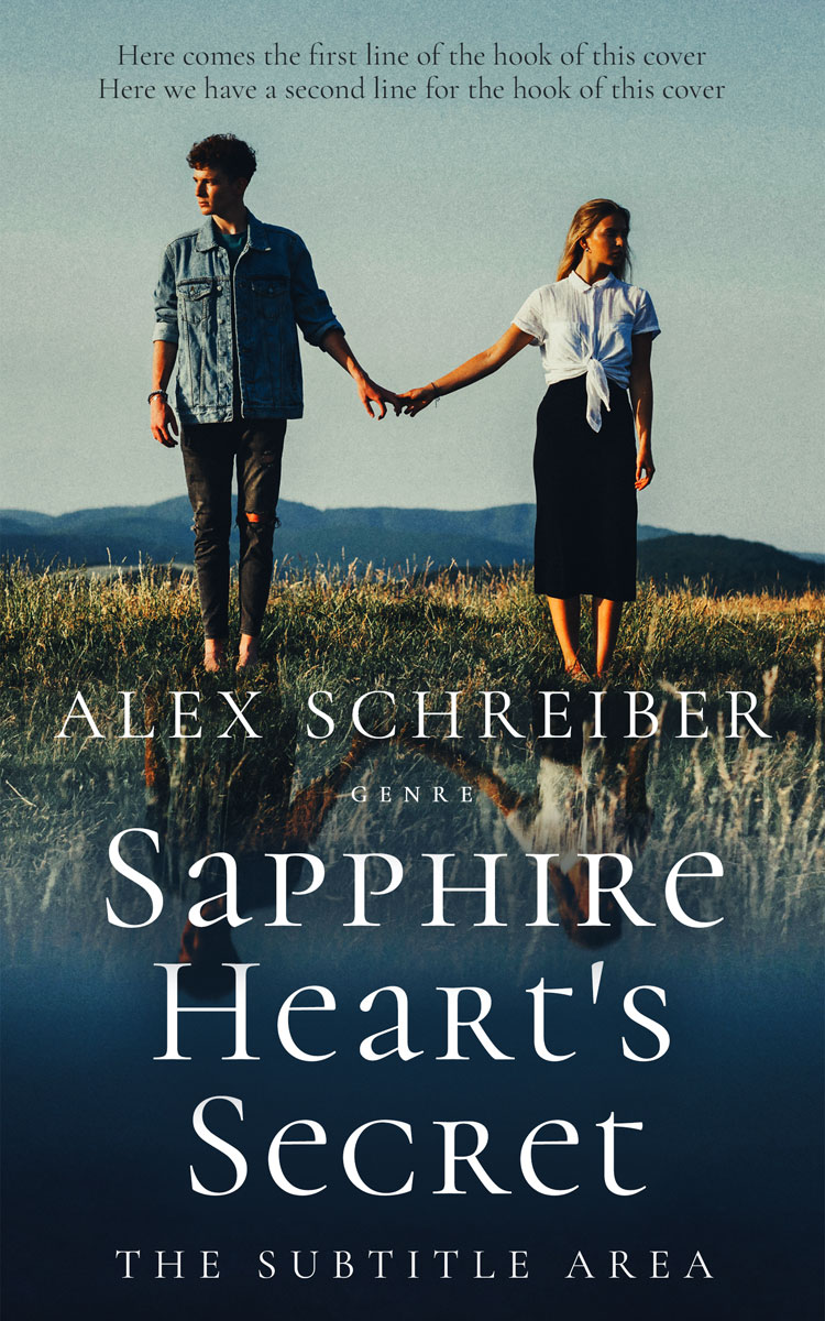 2D view of Premade Romance Book Cover - Green Spring