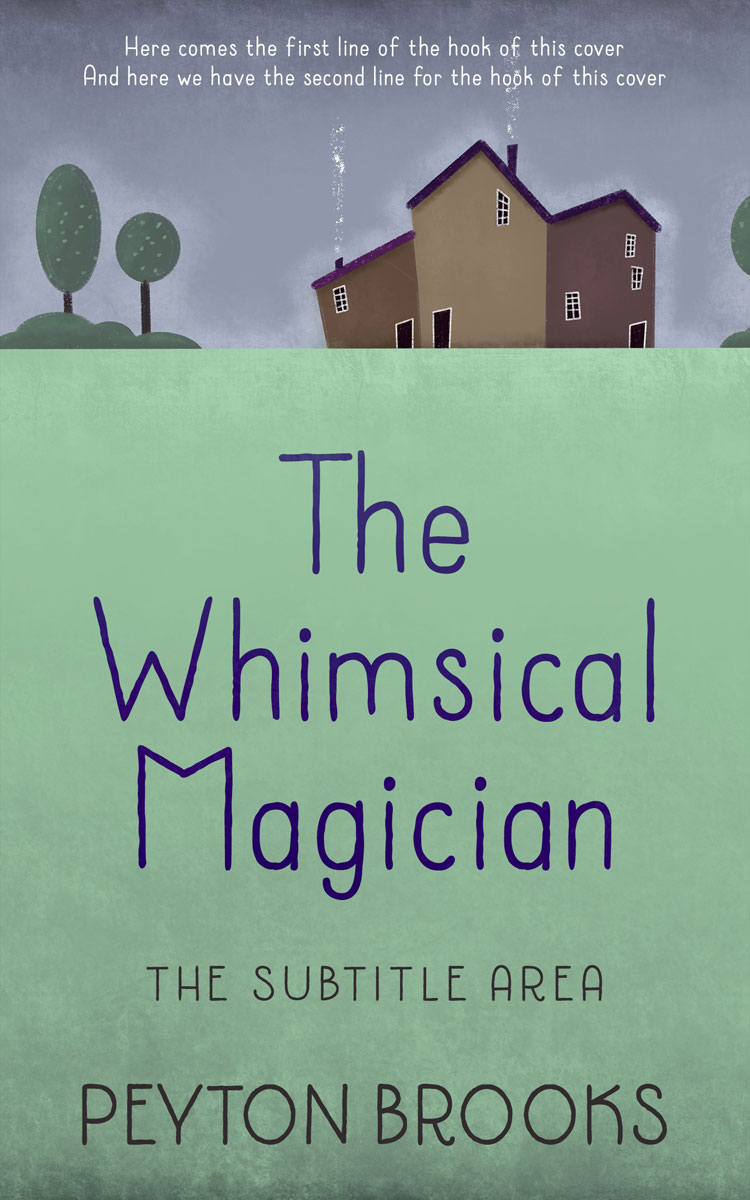 2D view of Premade Children's Book Cover - Envy