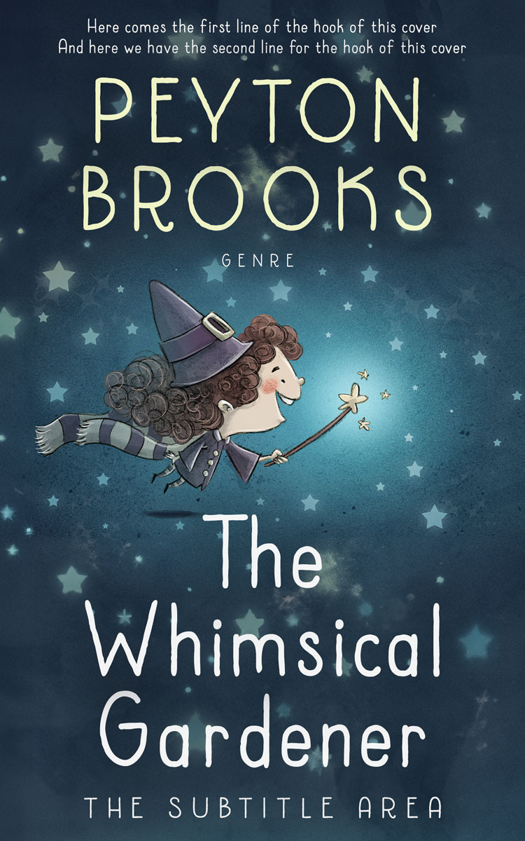 2D view of Premade Fantasy Book Cover - Pickled Bluewood