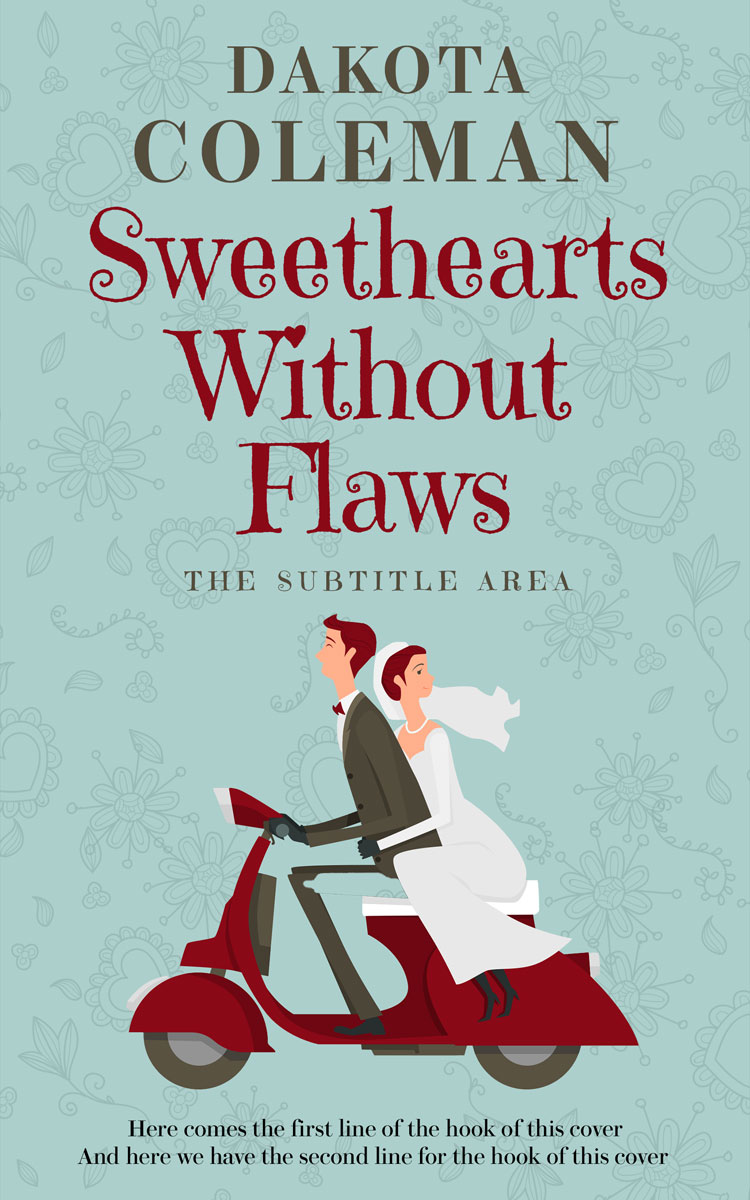 2D view of Premade Romance Book Cover - Opal