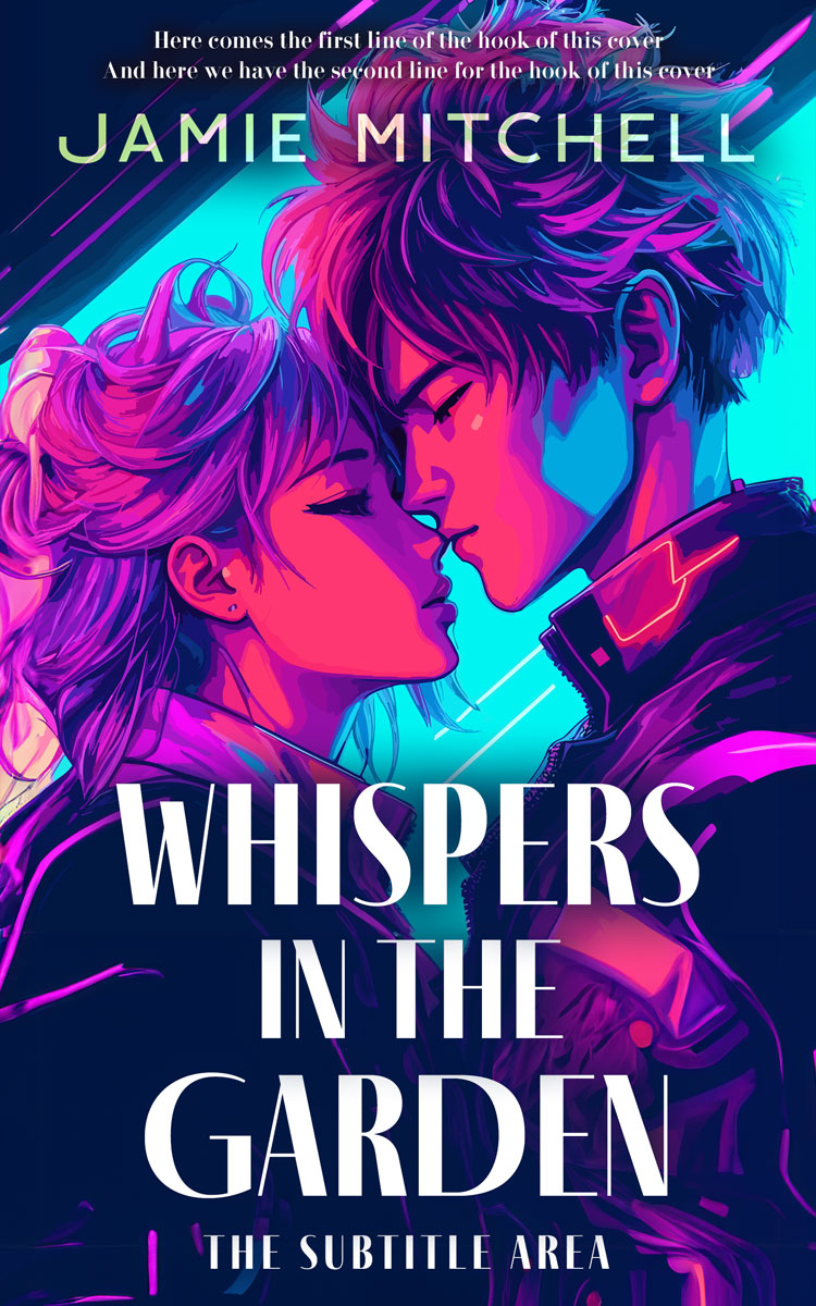 2D view of Premade Romance Book Cover - Lucky Point