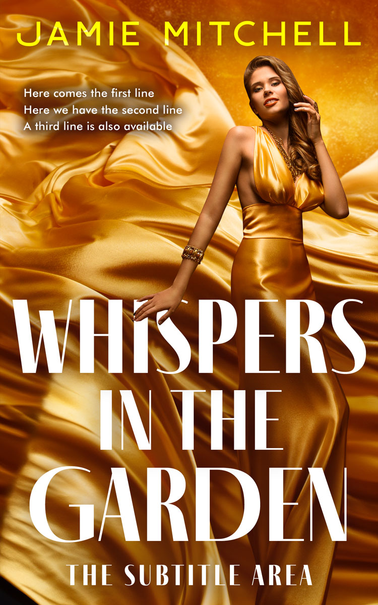 2D view of Premade Chick Lit Book Cover - Korma