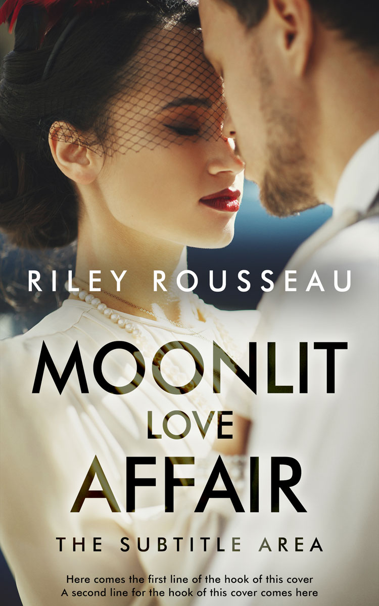 2D view of Premade Romance Book Cover - Coral Reef