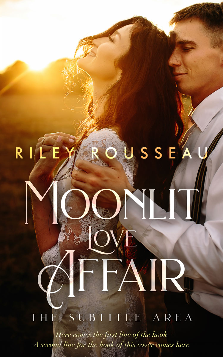 2D view of Premade Romance Book Cover - Cedar