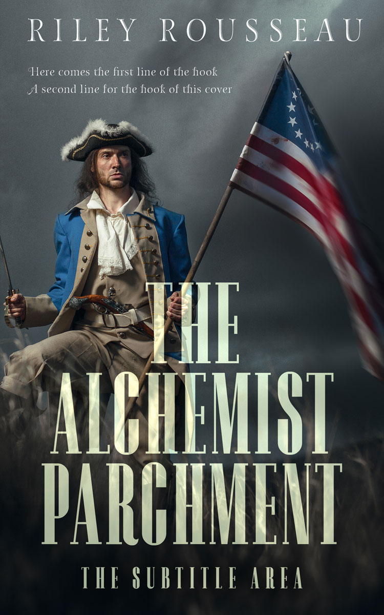 2D view of Premade Historical Book Cover - Outer Space