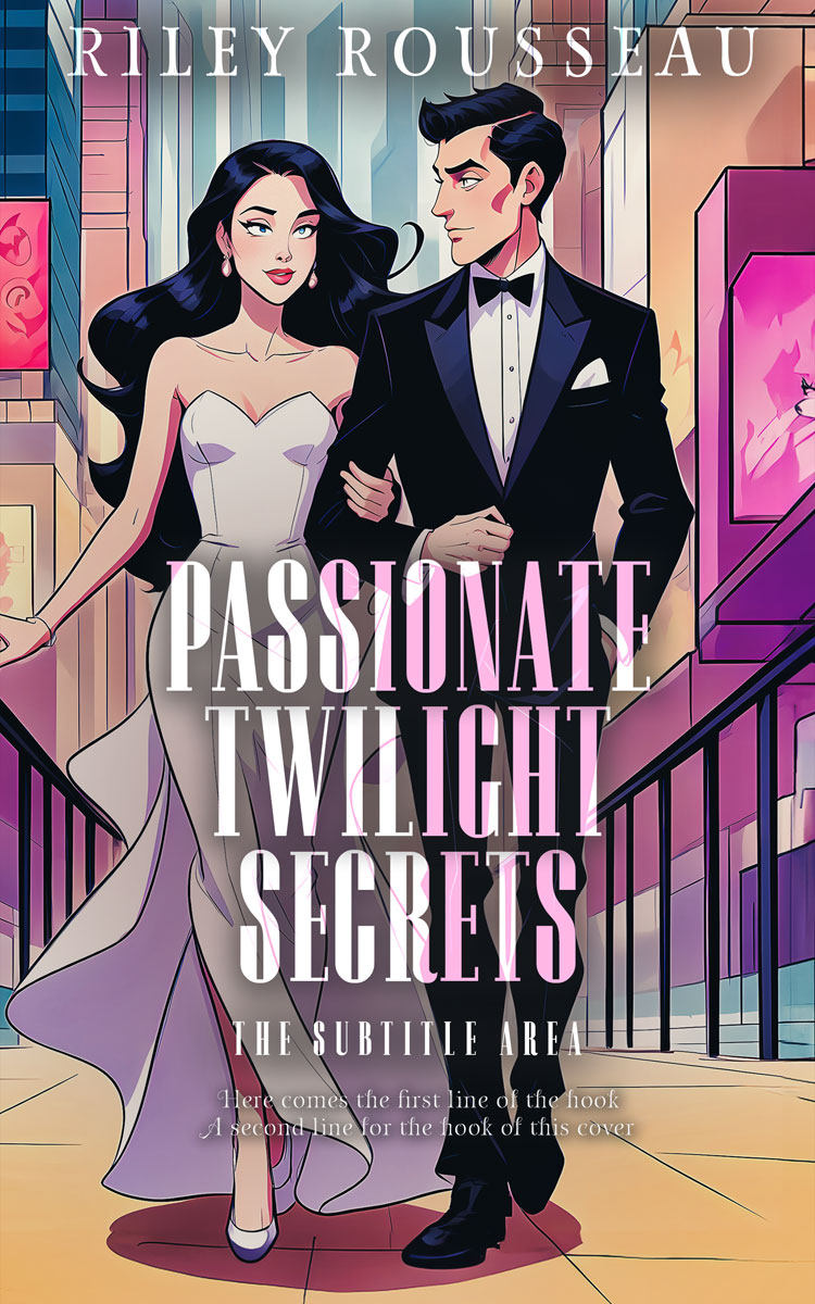 2D view of Premade Romance Book Cover - Eunry