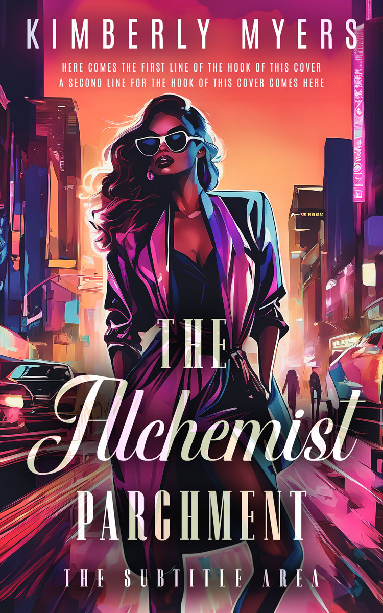 2D view of Premade Fantasy Book Cover - Tonys Pink