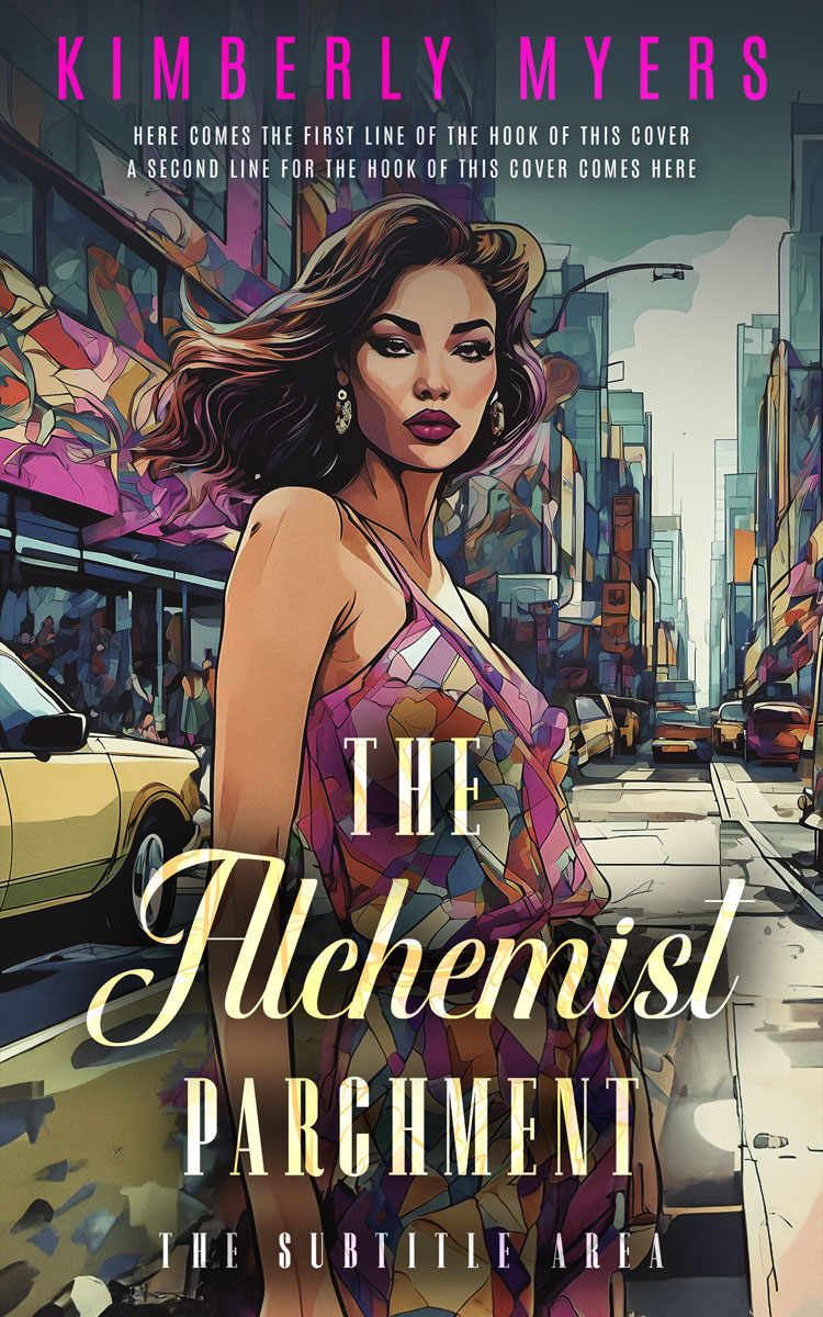 2D view of Premade Chick Lit Book Cover - Tuna