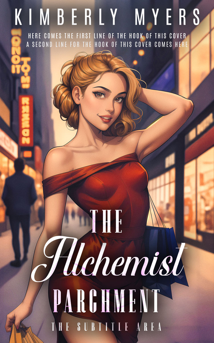 2D view of Premade Chick Lit Book Cover - Matterhorn