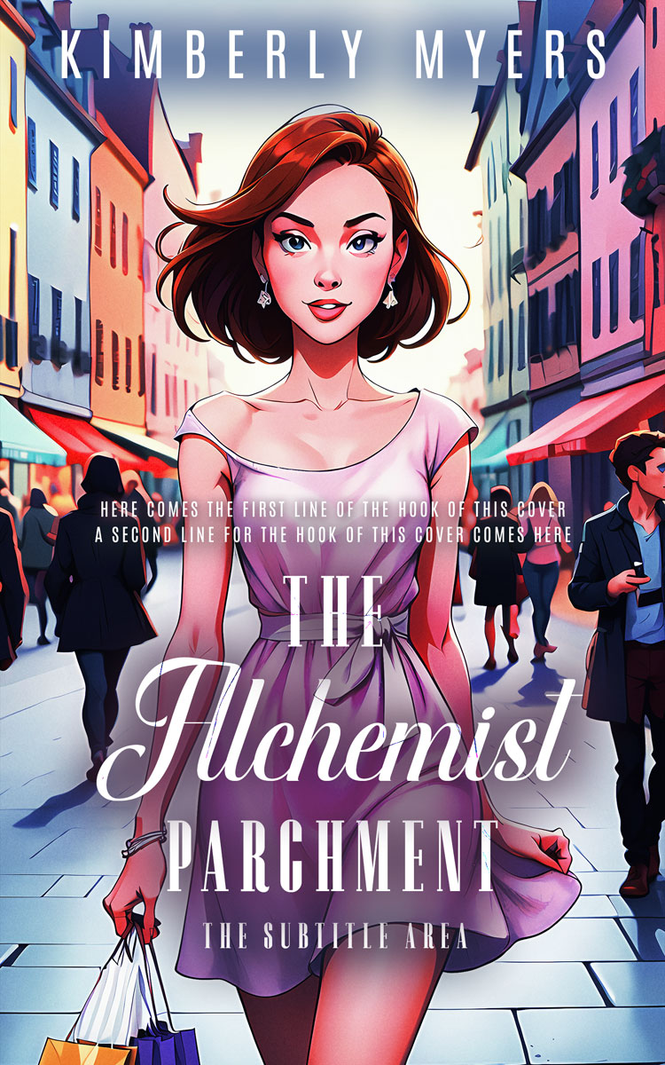 2D view of Premade Chick Lit Book Cover - Cold Turkey