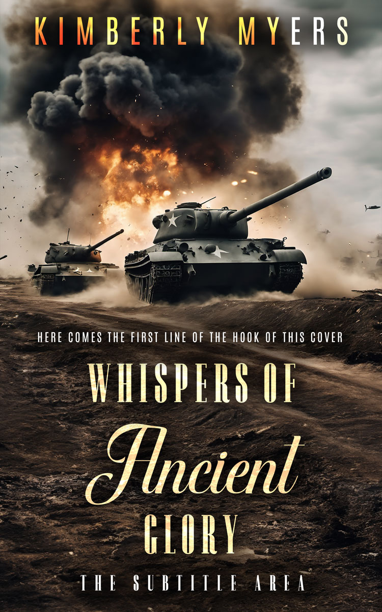 2D view of Premade Historical Book Cover - Rodeo Dust