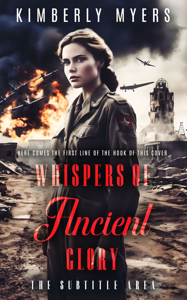 2D view of Premade Historical Book Cover - Cameo