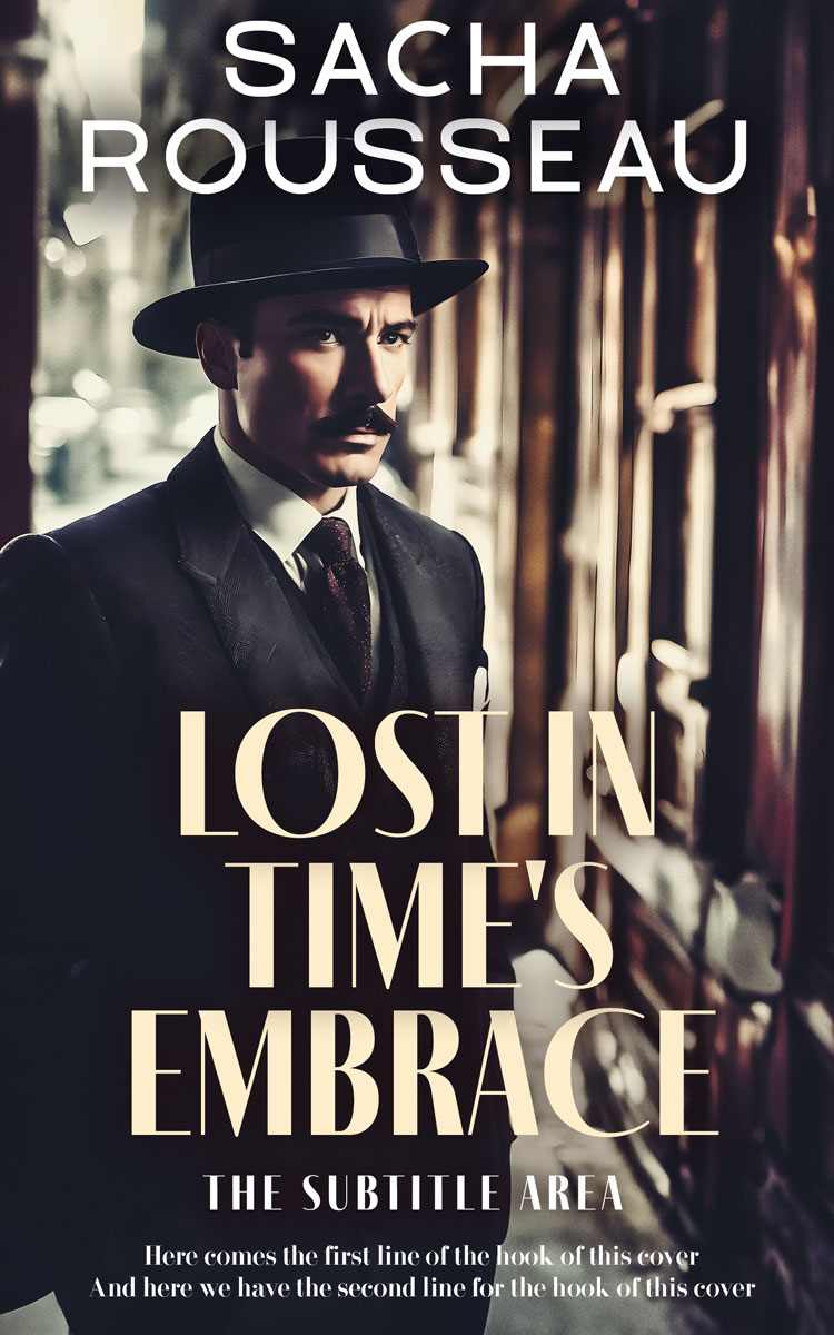 2D view of Premade Historical Book Cover - Akaroa