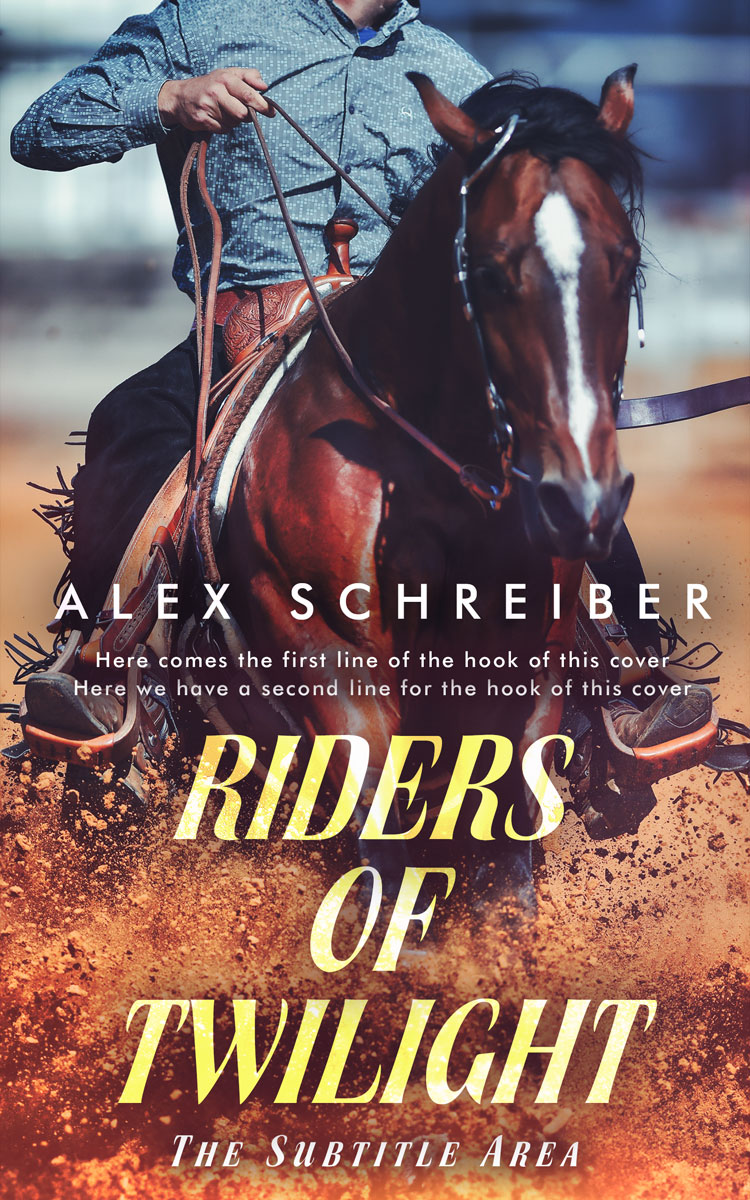 2D view of Premade Action & Adventure Book Cover - Matterhorn