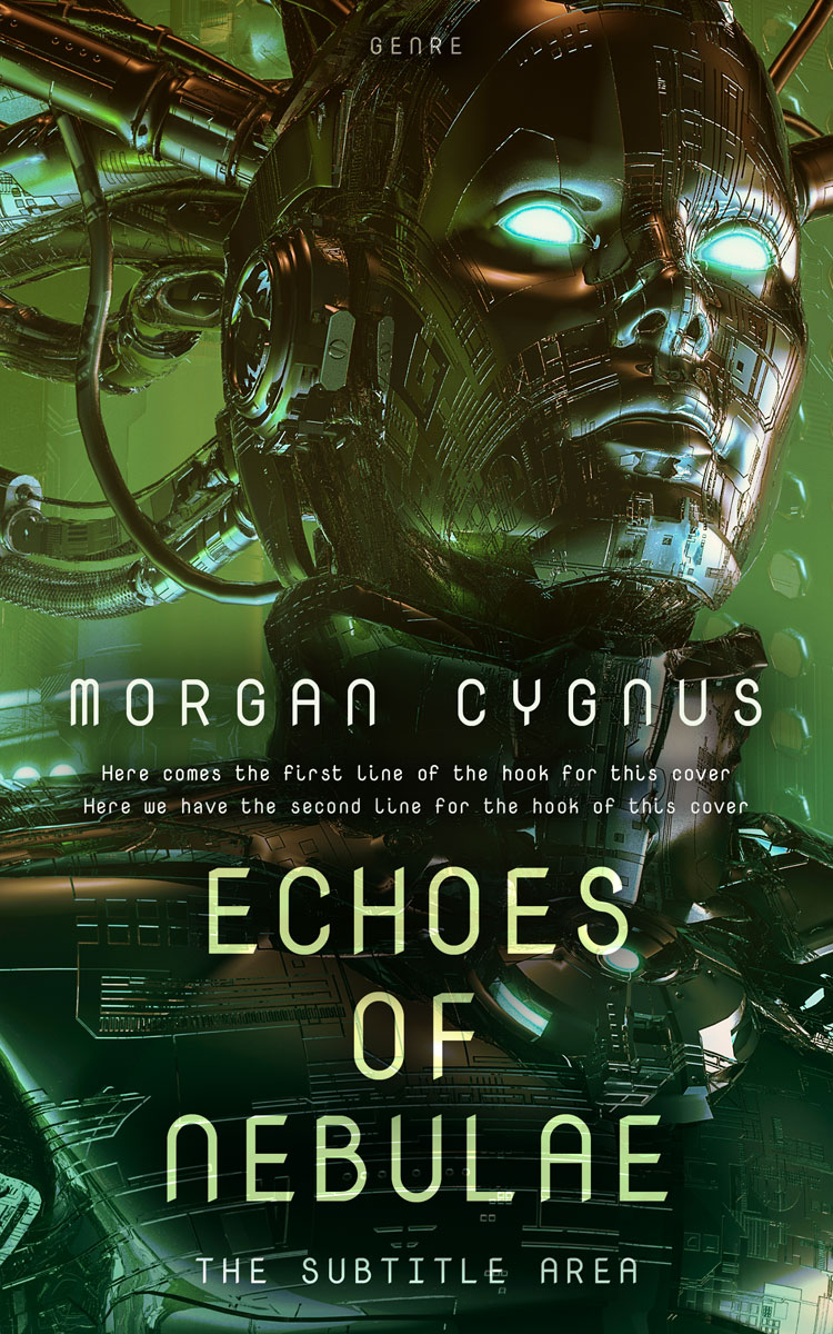 2D view of Premade Science Fiction Book Cover - Seaweed