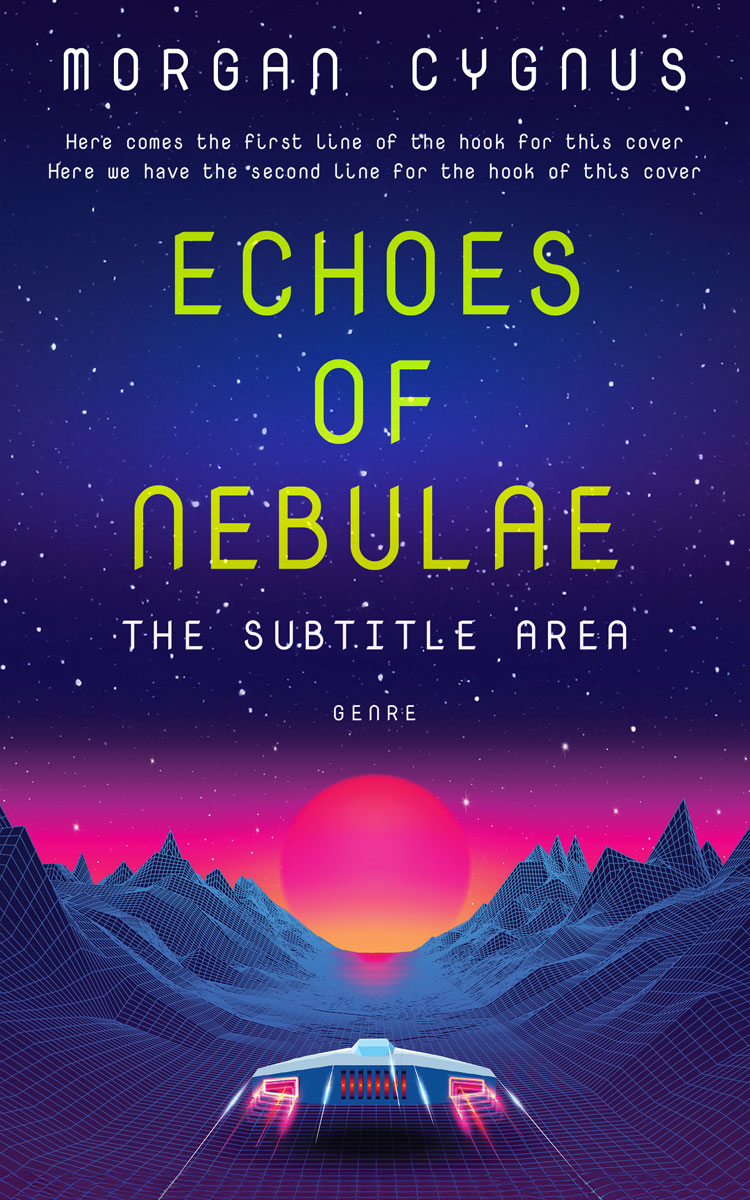 2D view of Premade Science Fiction Book Cover - Valhalla