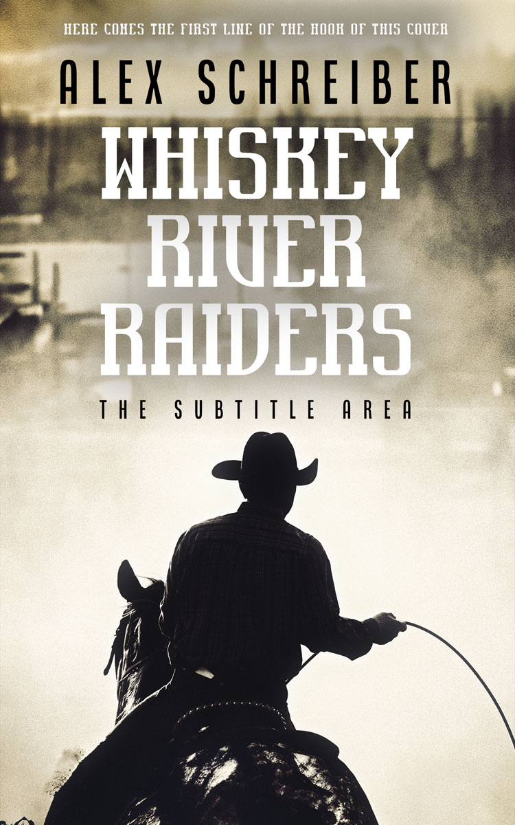 2D view of Premade Action & Adventure Book Cover - Mine Shaft