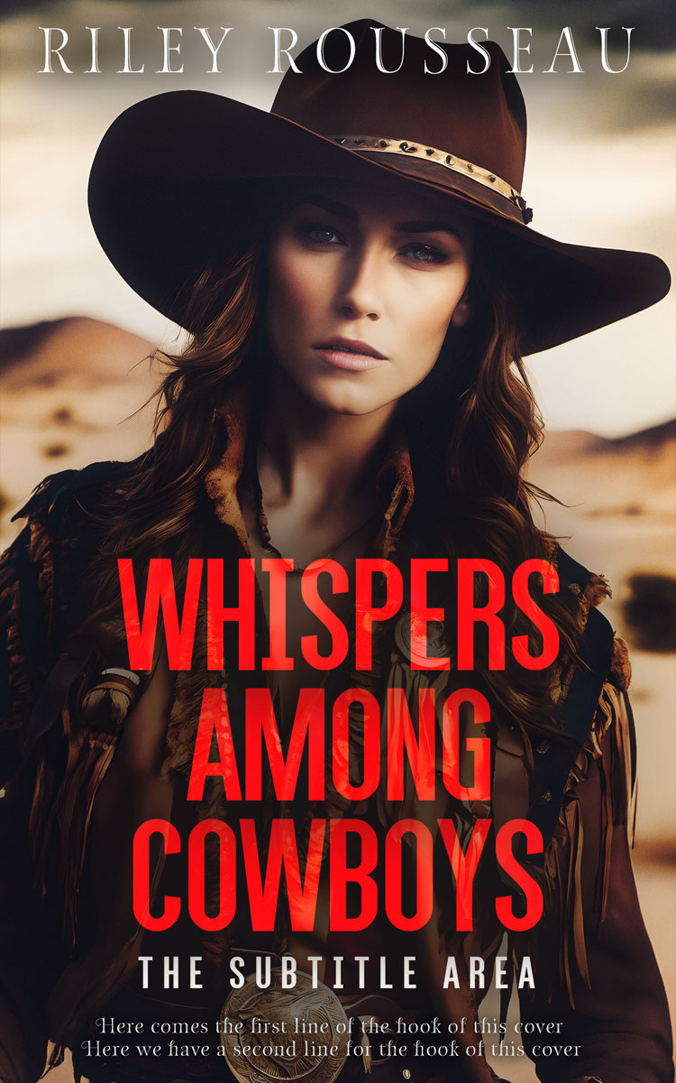 2D view of Premade Mystery & Thriller & Suspense Book Cover - Cocoa Brown