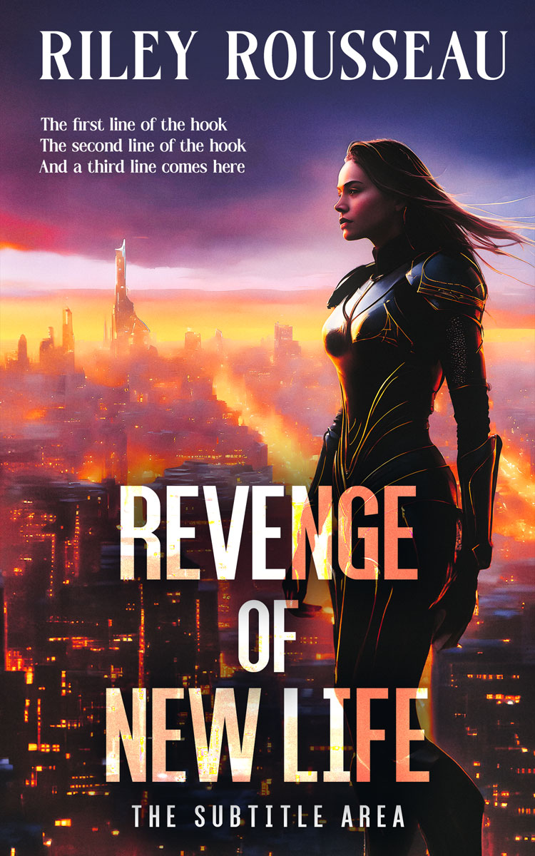 2D view of Premade Apocalyptica Book Cover - Tumbleweed