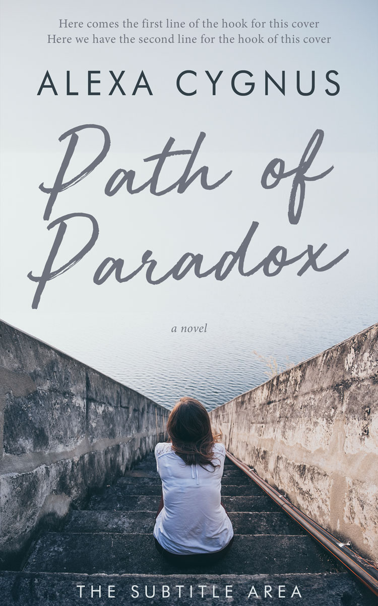 2D view of Premade Literary Fiction Book Cover - Iron