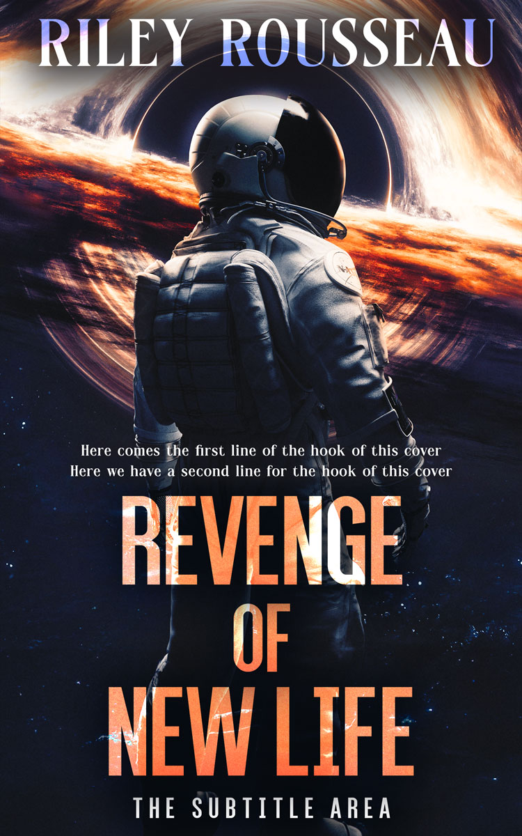 2D view of Premade Science Fiction Book Cover - Calico