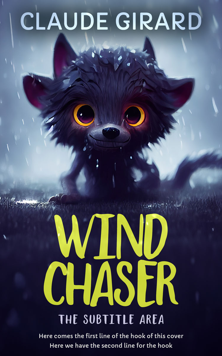 2D view of Premade Horror Book Cover - Mirage