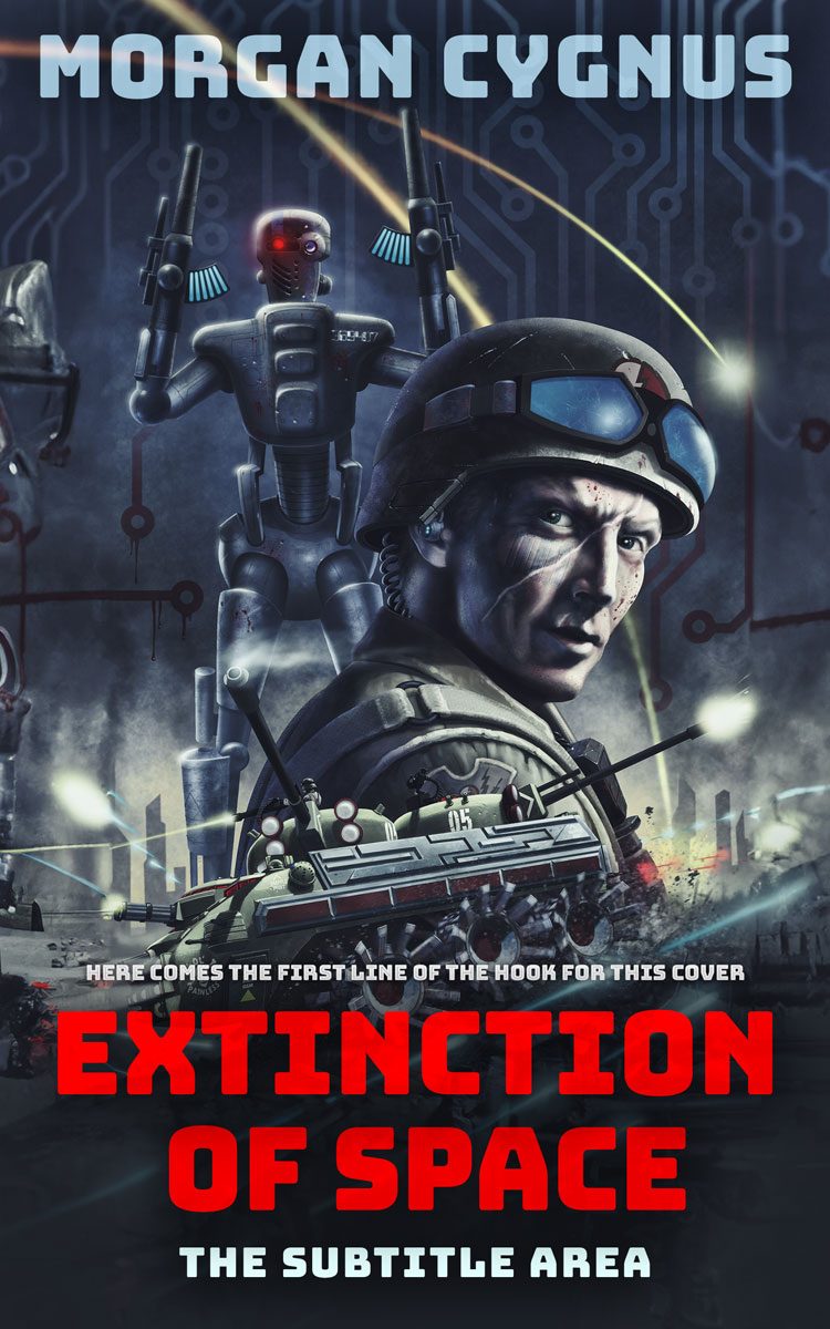 2D view of Premade Apocalyptica Book Cover - Charade