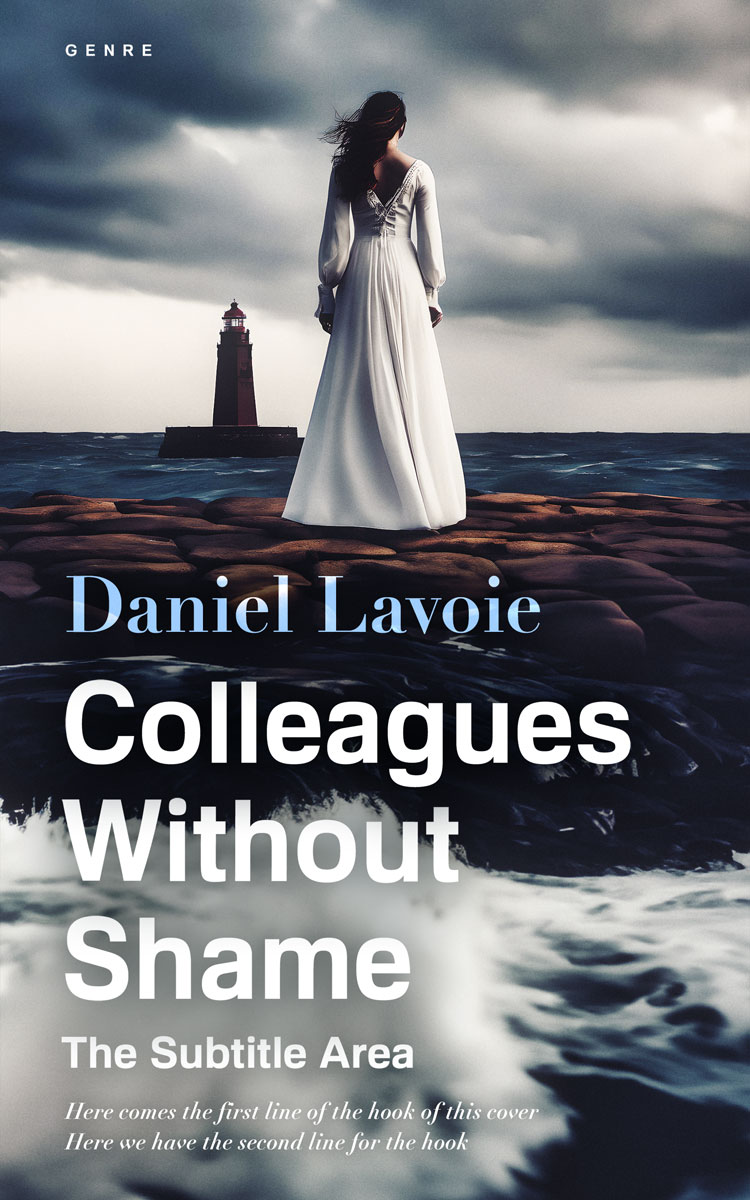 2D view of Premade Romance Book Cover - Charade