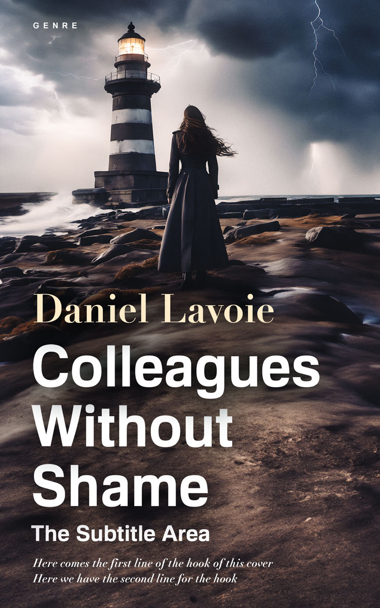 2D view of Premade Romance Book Cover - Thunder