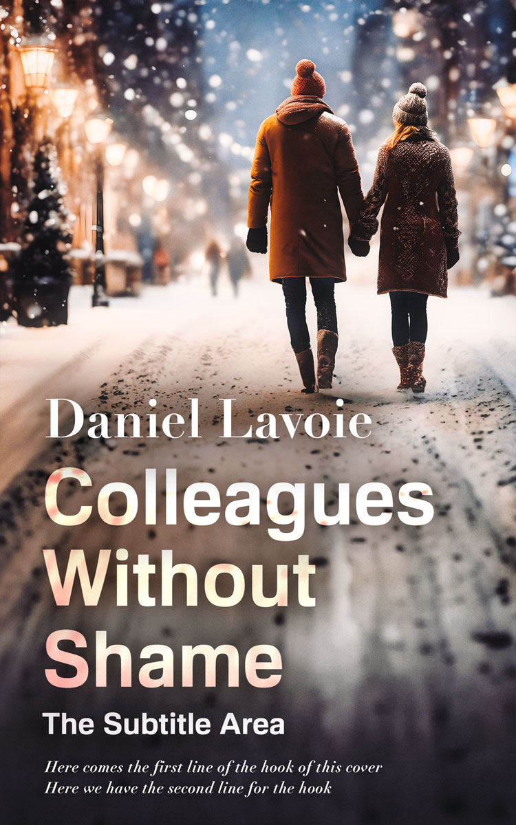 2D view of Premade Romance Book Cover - Tundora