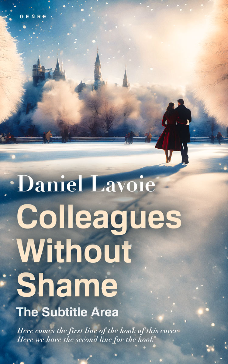 2D view of Premade Romance Book Cover - Ash