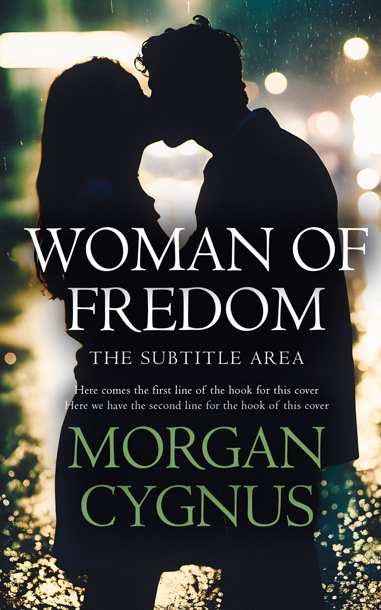 2D view of Premade Romance Book Cover - Akaroa