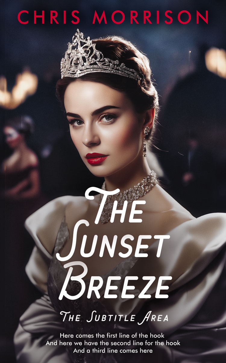 2D view of Premade Romance Book Cover - Baltic Sea