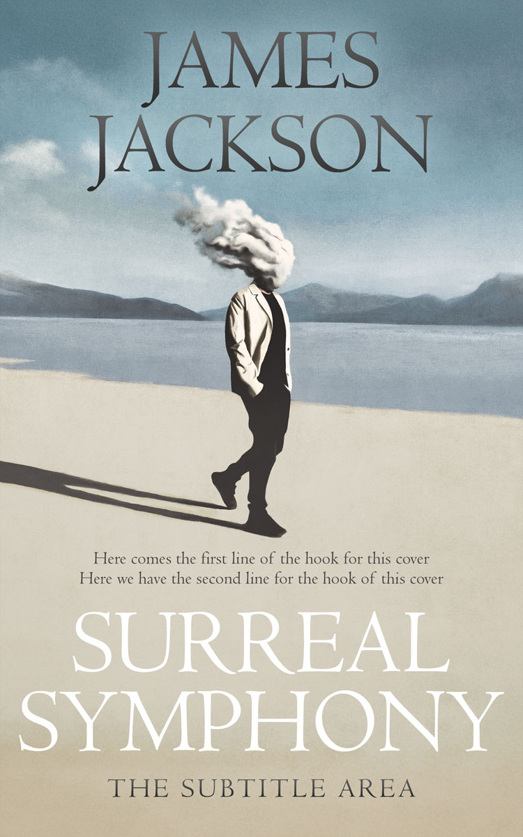 2D view of Premade Abstract Book Cover - Green Spring