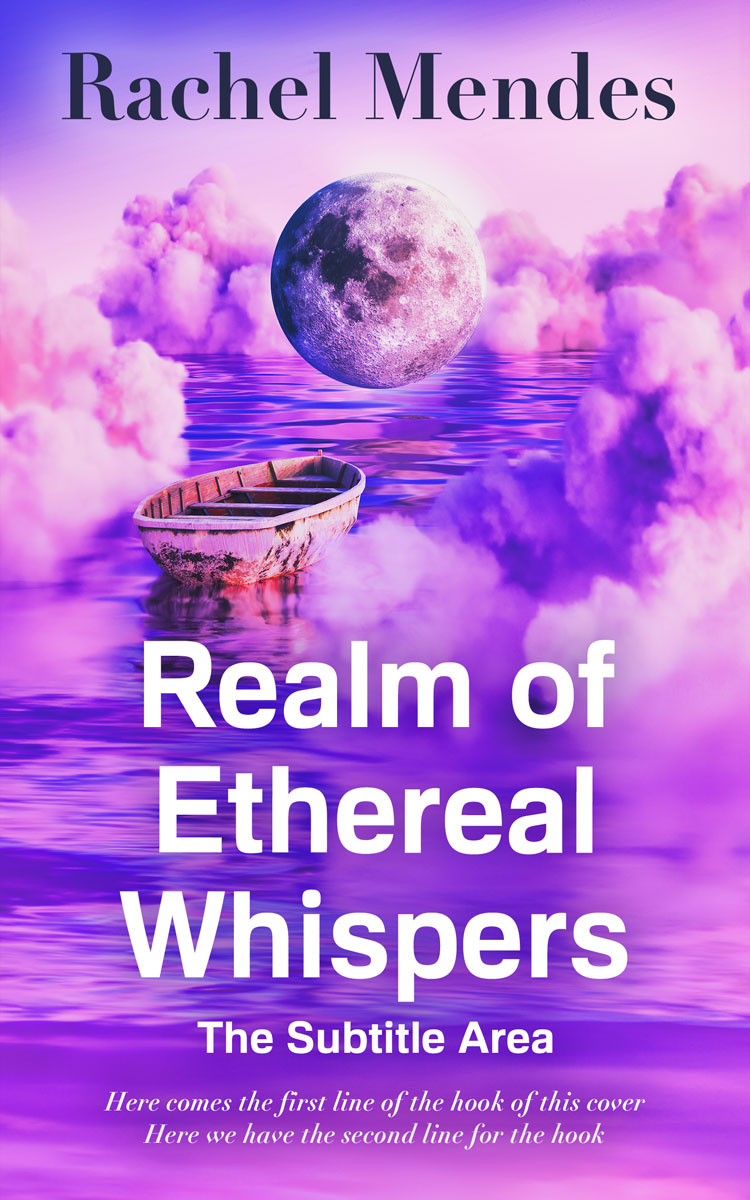 2D view of Premade Fantasy Book Cover - Lavender