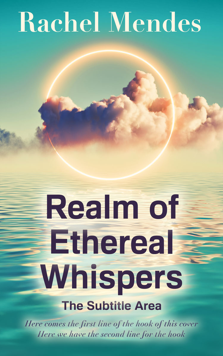 2D view of Premade Abstract Book Cover - Akaroa