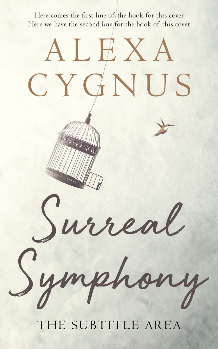 2D view of Premade Literary Fiction Book Cover - Green White