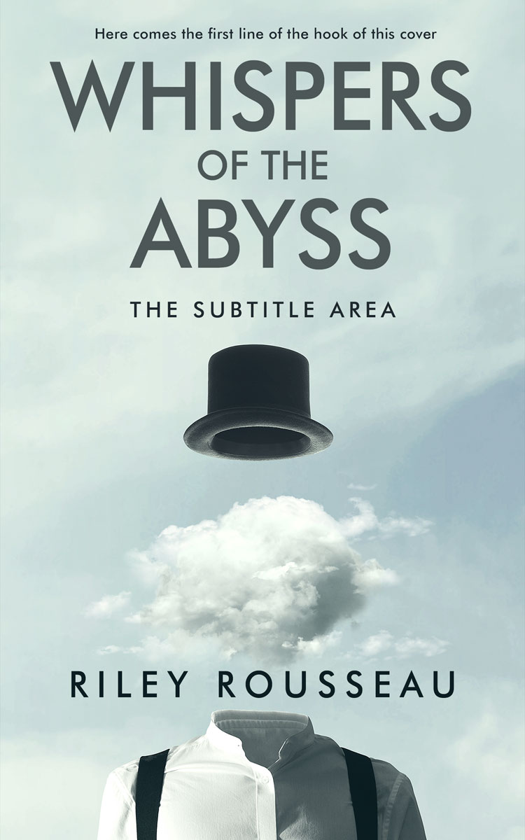 2D view of Premade Surreal Book Cover - Nebula