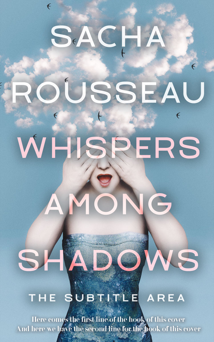 2D view of Premade Abstract Book Cover - Bali Hai